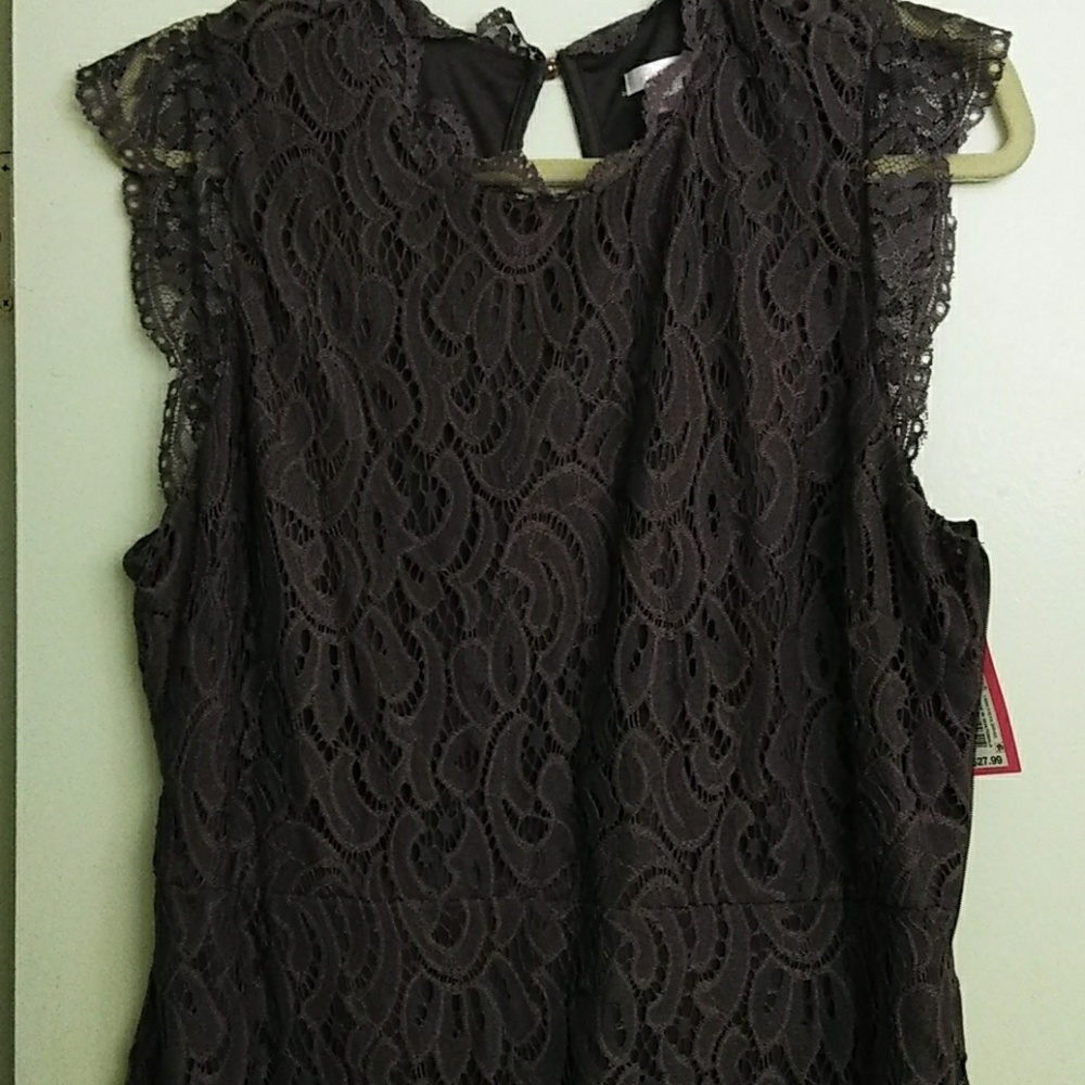 Purple Mauve Lace Dress